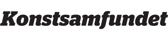 Konstsamfundet logo. Konstsamfundet is simply written in bold and italic font.